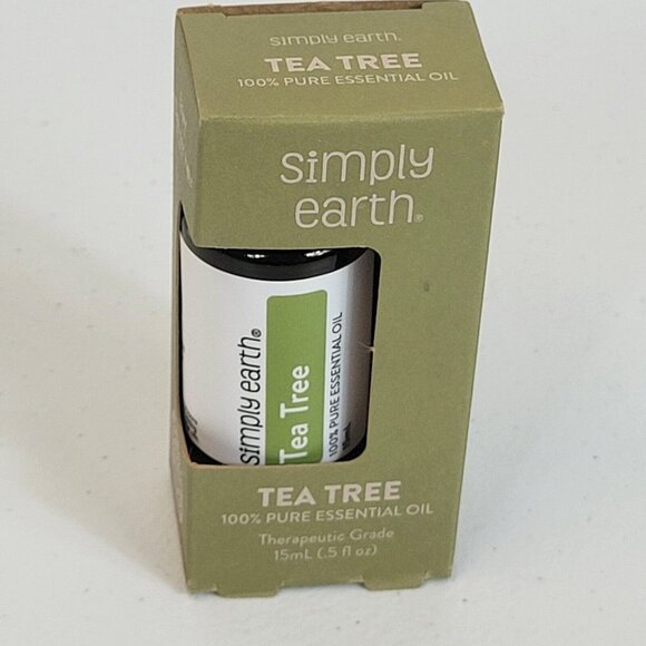 Tea Tree Essential Oil Simply Earth 15ml 100% Pure Oils Natural Aromatherapy NIB - Picture 5 of 12
